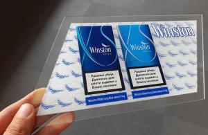 Prikaz dizajna i efekta dibine I pokreta na namenskom reklamnom uzorku rađenom u lentikular tehnologiji.