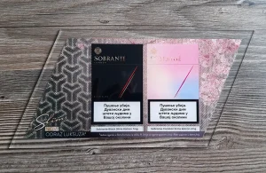 luksuzna-stampa-sa-3d-efektima Kompletna reklamna pločica za promociju brenda sa naprednim 3D i svetlucavim efektima štampe.